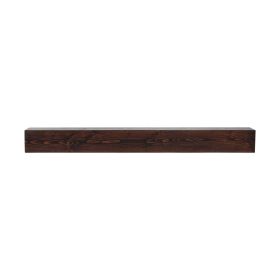 Fireplace Mantel, 60" x 8" x 6", 50 lbs Weight Capacity, Natural Wood Mantel for Over Fireplace, Wall Mounted Floating Farmhouse Shelf